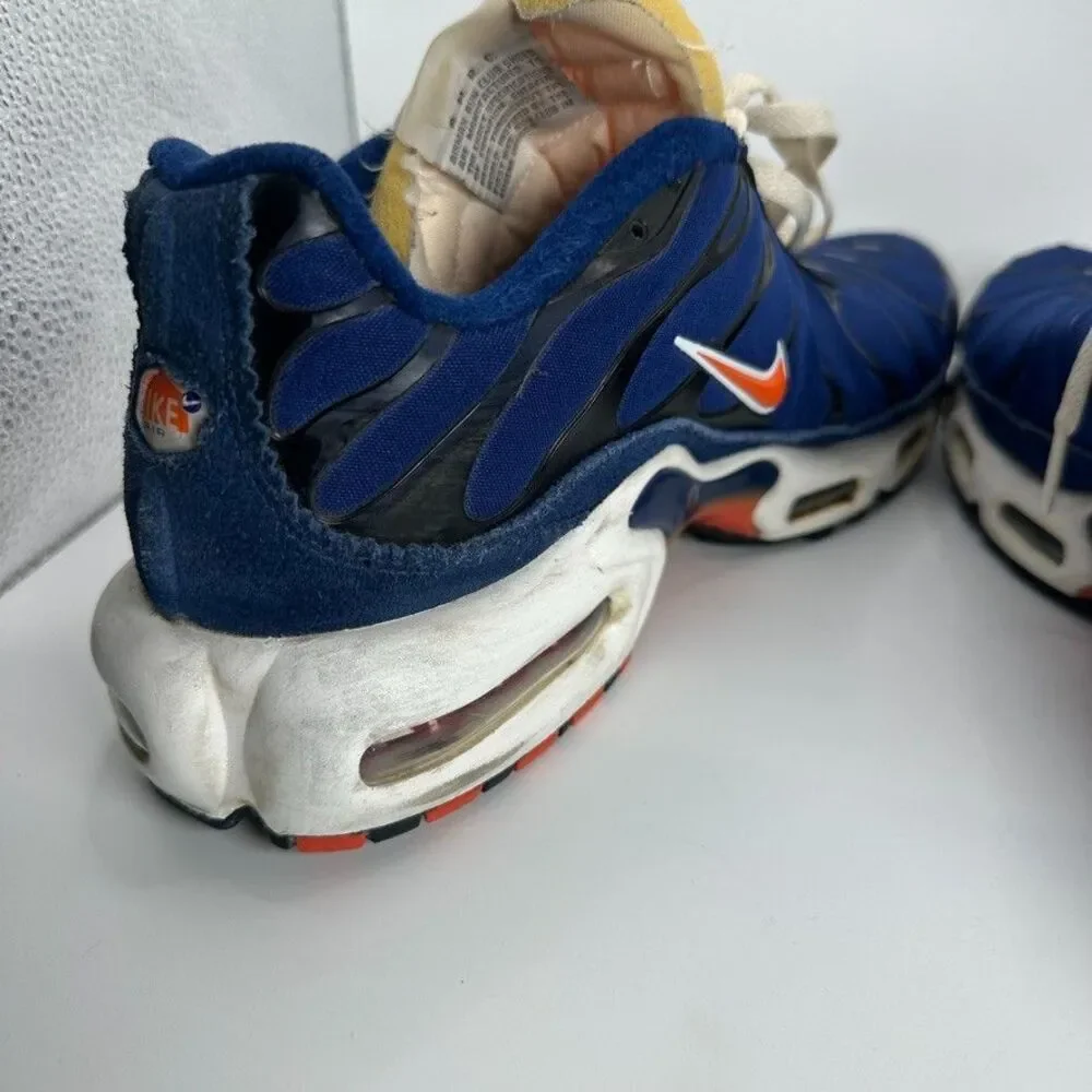 Nike Air Max Plus TN Shoes Mens Size 10 Blue Black Athletic Running Sneakers